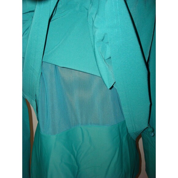 NWT New Womens Sweaty Betty Fast Lane Running Jacket M Wave Green Water resistan - Picture 13 of 13
